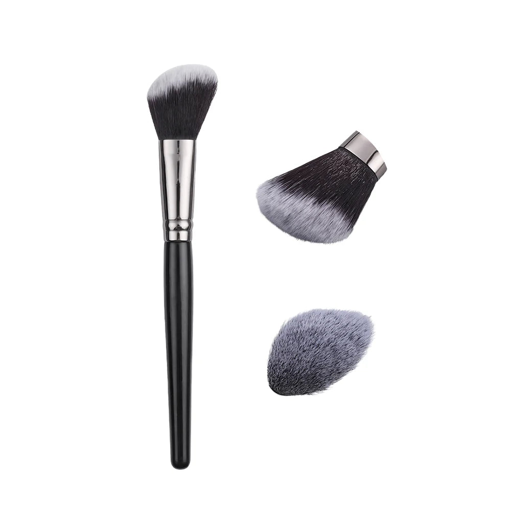 Self Tanner Brush Kabuki Foundation Brush for Liquid Makeup Flat Top Professional Buffing Blending Large Powder Brushes