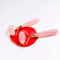 HZ Rose Quartz Roller and Gua Sha Set