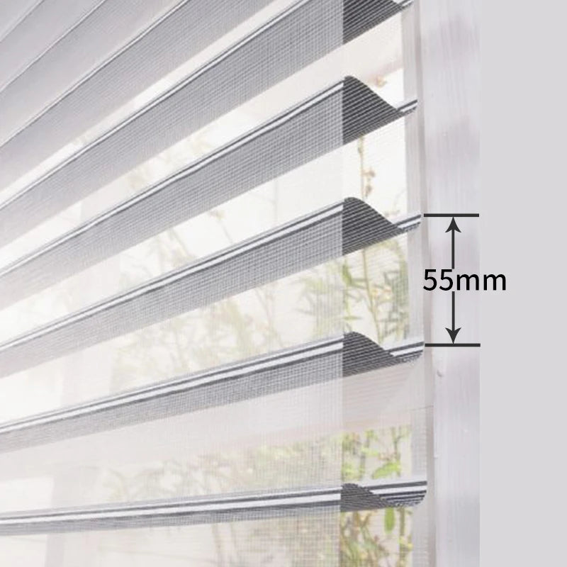 Factory Wholesale Triple Shade Blinds Double zebra Roller Blinds Shangri-la Blinds