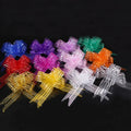 Wholesale Gift Wrap Pull Bows Presents Weddings Birthdays Baby Showers Iridescent Christmas Sheer Organza Ribbon 10 Pieces