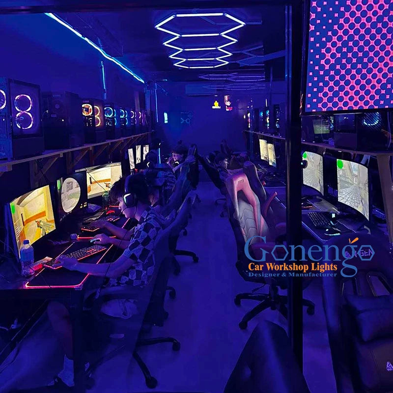 Wholesale Price Voice Control Rhythm Hexagon Light Rgb Gaming Decoration for Room
