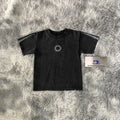DENIMGUYS Customized Men's 250 Gsm Heavyweight Grey T Shirt Fashion Short Sleeve Boxy Fit Blank 100% Pure Cotton Mens Tshirt