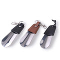Ningbo Embody New Design Dual Purpose Key Chain Mini Leather Metal Stainless Steel Shoe Horn