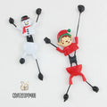 Hot Sell Frozen Christmas-themed Climbing Wall Sticky Plastic Eco-Friendly Children's Stress-relieving Toys