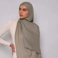 Newest Design Premium Quality Modal Scarf/Tudung Breathable Plain Hijab Muslim Women Length Digital Made Malaysia
