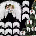 RubySub MDF Angel Wing Ornament for Christmas Decorations New Sublimation Blanks