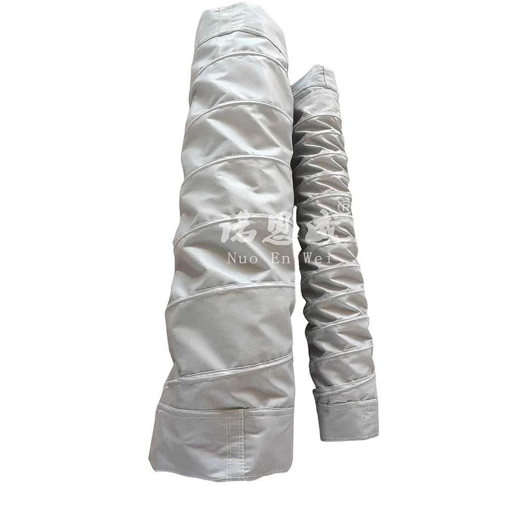 120mm 5meter High Temperature Ventilation Duct Polyester Heated Resistant Ventilation Duct