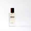 50ml Rectangular Square Thick Bottom Recycling Glass Perfume Bottle With Dark Brown Wooden Cap