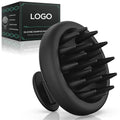 Pure Silicone Hair Scalp Massager Shampoo Brush Shower Head Scrubber Cleanser for Hair Growth Ease Dandruff for Women