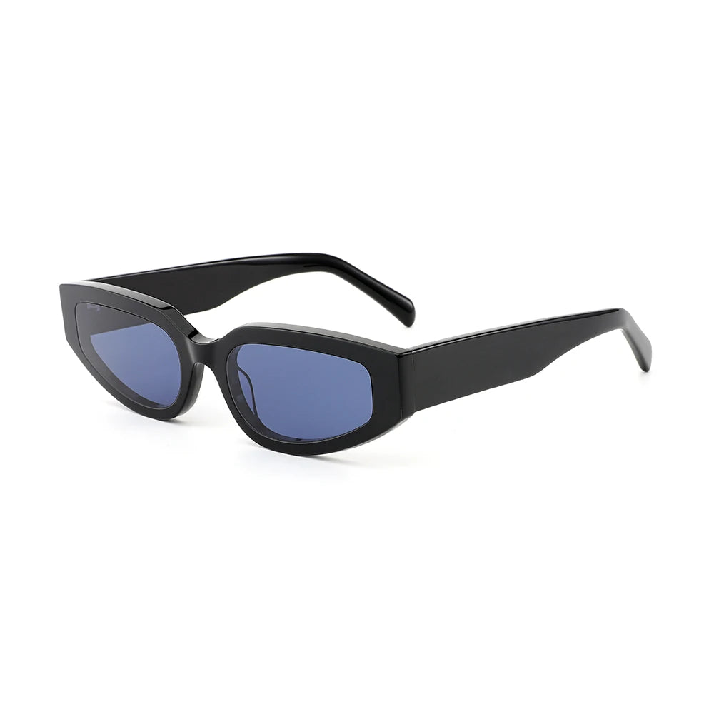 Custom Private LOGO Shades 2025 Women Man Sunglasses Wholesale High Quality Narrow Small Frame Nylon Lens SunGlasses