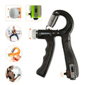 R-Shape Adjustable Hand Grip Sports Strength Countable Exercise Strengthener Gripper Spring Finger Pinch Carpal Expander