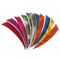 Factory Hot Sale 4" Shield Shape Right Wing Turkey Feather Arrow Vanes for Carbon Fiberglass Arrows