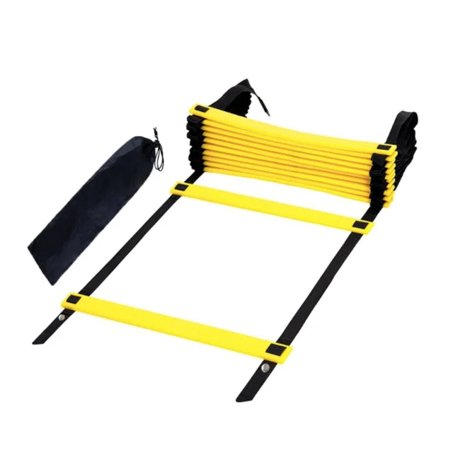 Sports Fitness 6 Meter 12 Rung Soccer Football Speed Ladders Agility Ladder with Carry Bag