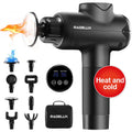 Pro Heat Cooling Facial Muscle Massage Gun Deep Tissue Vibration Cold Hot Thermal Therapy Percussion for Body Head Massager