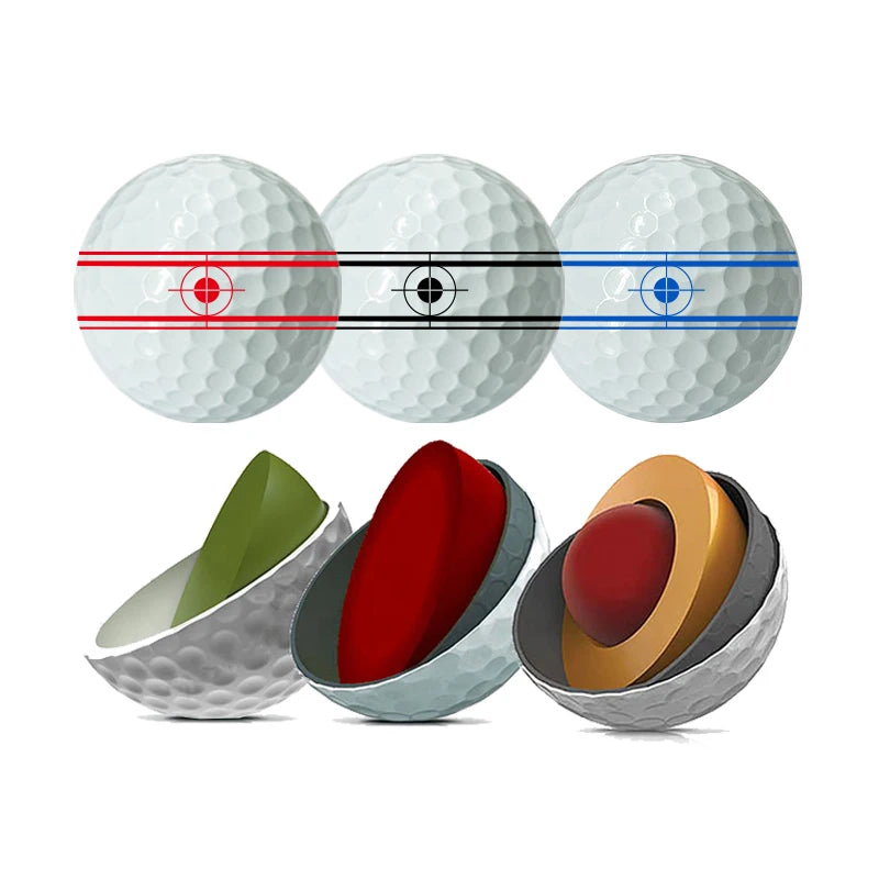 Hot Sells 2 3 4 Layer Urethane Golf Balls Customize Logo Factory Direct