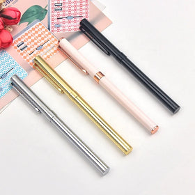 Rose Gold Luxury Pen Promotional Custom logo Metal Roller Pen