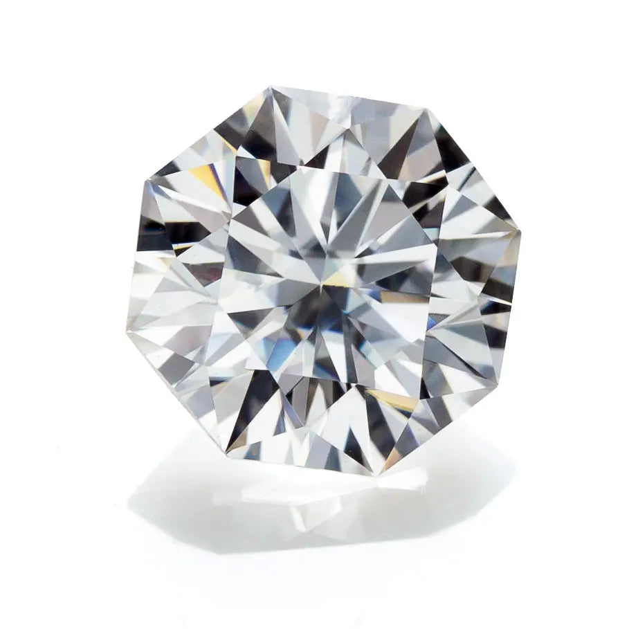 DEF VVS1 Octagon Cut Loose Moissanite Diamonds GRA Certificated Fancy Shape Synthetic Moissanite Diamond Test Positive