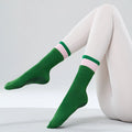 Custom Logo Cotton Non-Slip Comfortable Silicone Ankle Yoga Socks Straps for Women Pilates Ballet Barre Socks
