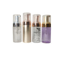 100ml 120ml 150ml Facial Cleanser Soap Packing Bottle Rose Gold Mini Foam Pump Bottle with Screw Lid/brush