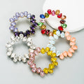 European and American Fashion Color Bulk Wholesale Earrings Hypoallergenic Chunky Hoop Earrings for Women