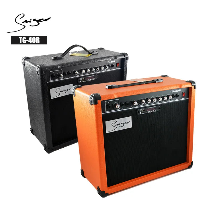 Smiger Stock Wholesale Factory Price 8 Inch Speaker Hot-selling 40w Guitar Amplifier TG-40(MIC) with MIC