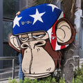 Handmade Living Room Tufted Ape Rug Manufacturer Custom Designer Size Area Animal Rugs With 3d Logo Anime Carpets