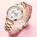 MINI 0308L Women Watches Brand Luxury Fashion Casual Quartz Ladies Watch Waterproof Rose Gold Stainless Steel Wristwatch