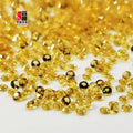 Baifu Jewelry Loose Gemstones Heat Resistance Gold Yellow Citrine Nano Crystal for Wax Setting