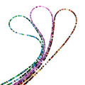 Colorful Glass Beaded Eyeglass Sunglasses Necklace Chain Fashion Eyeglass Holder Reading Glasses Strap 68cm Length 11g Easy