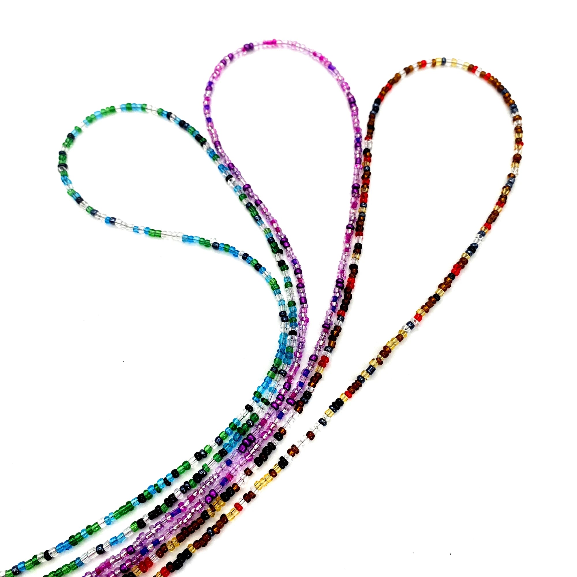 Colorful Glass Beaded Eyeglass Sunglasses Necklace Chain Fashion Eyeglass Holder Reading Glasses Strap 68cm Length 11g Easy