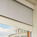 Double Layer Roll up Blind Curtain Sunscreen Blackout Double Roller Blind Dual Roller Shades With Fascia Cover Cassette Valance