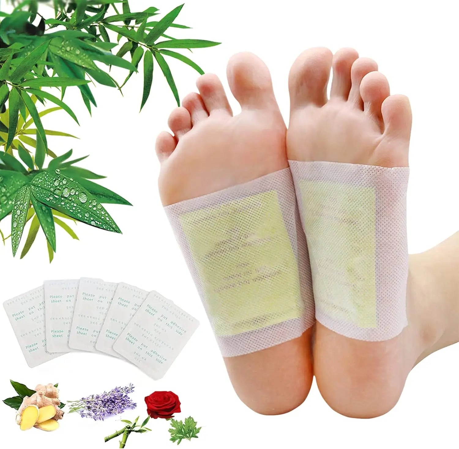 Factory Price Customization Herbal Health 2-in-1 Detox Foot Patch for Mouth Nasal & Body Patches
