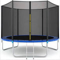 Round Outdoor Trampoline with Protective Net for Family Use 8ft Frame Polypropylene & Alloy Steel Material Kaluen Brand