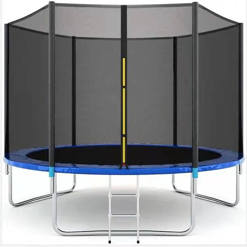 Round Outdoor Trampoline with Protective Net for Family Use 8ft Frame Polypropylene & Alloy Steel Material Kaluen Brand