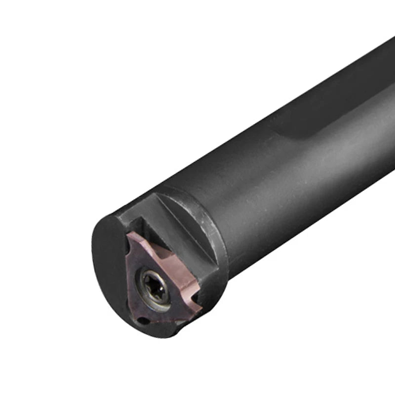 The internal spring groove cutter is installed with shallow groove cutting cutter rod with TGF32R/L inserts S-KTGFR S-KTGFL 16