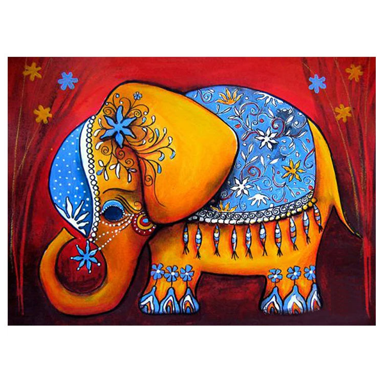 Diamond Painting Elephant Handmade Picture of Rhinestone Mosaic Full Square Diamond Embroidery Cross Stitch 3F565