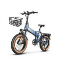 Overseas Service UK Stock 250W Strong Power Removable Battery Foldable Full Suspension Ebike 20 Inch Fat Tire