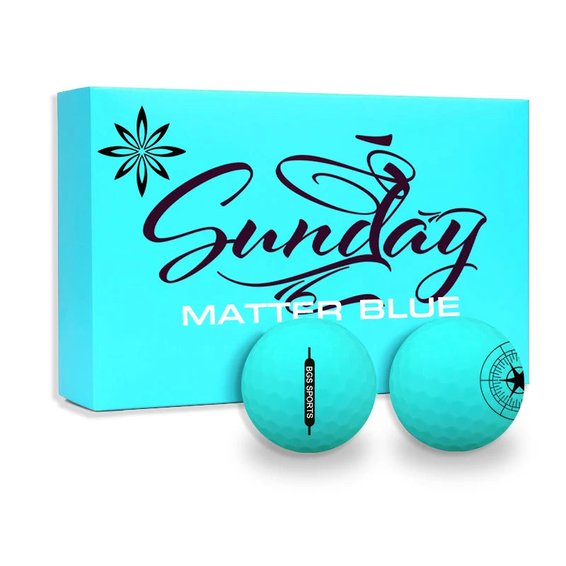 Long Distance Tour Golf Balls Matte Finish Surlyn Material Two Piece Construction Custom Color Logo 342 Dimples Hardness 80-90