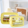 White clear Pvc Makeup Organizer Itembeauty Makeup Bag Travel Toiletry Bag Mekup Cosmetics Makeup