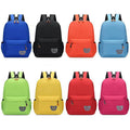 Wholesale Fashion Solid Color School Bags for Primary and Middle School Students Kid School Bag Backpack