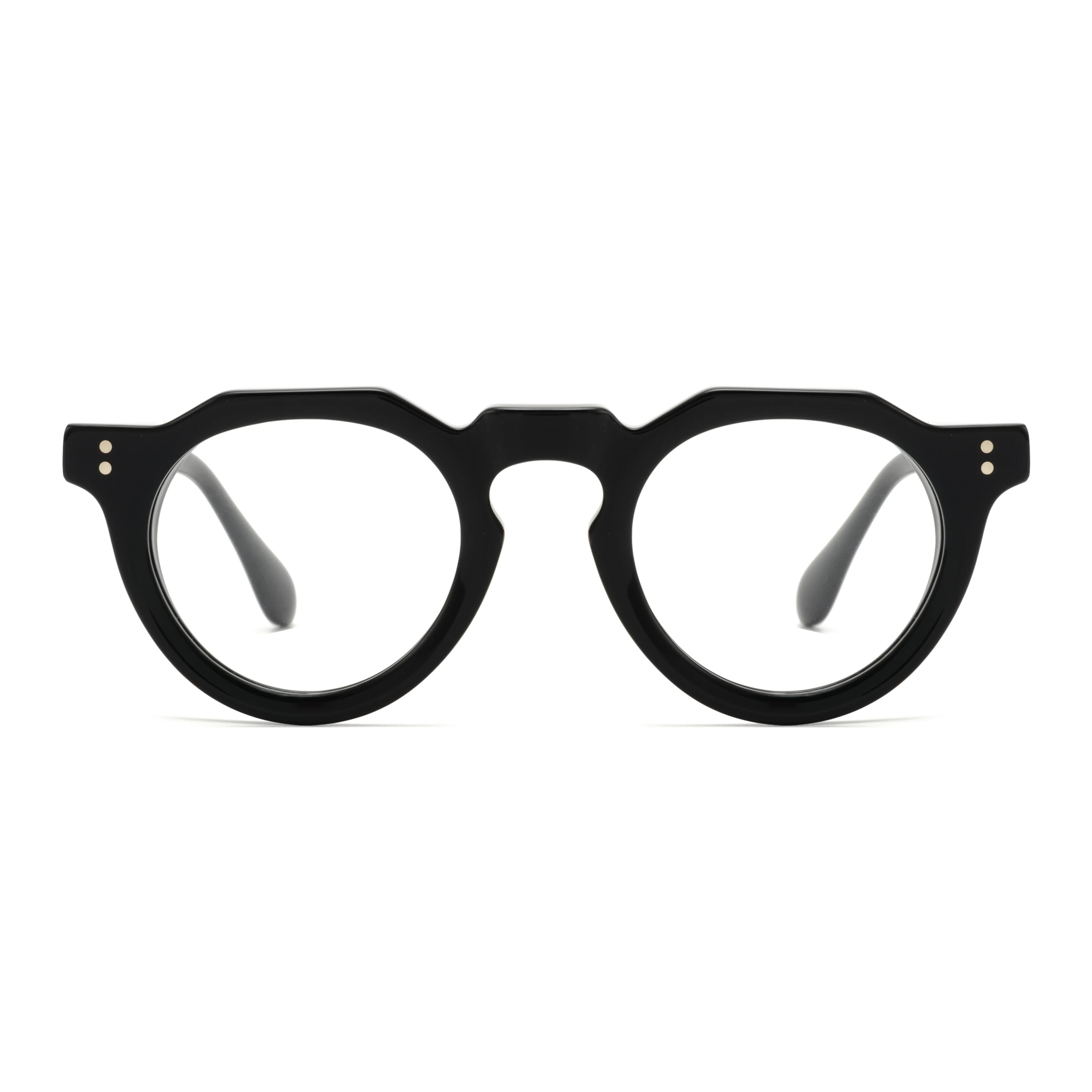 Vintage Retro Unisex Thickness Acetate Optical Glasses Frame Classic Myopia Reading Glasses for Men and Women