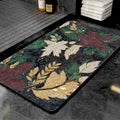 fossil Plants Bathroom Rugs Floral Luxury Bath Bath Rugs for Bathroom Non Slip