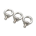 M4 M5 M6 M8 M12 M32 M33 Fully Threaded Stainless Steel SS 304/316 Swivel Lifting Eye Bolt DIN580 Plain Finish