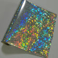 Bonedry DIY Holographic PET Foil Roll 8CM*120M Silver/Gold Maze Bait Transfer Printing Function 64CM*120M Metallic Application