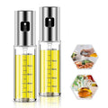 Olive Bottle Spritzer Dispenser Kitchen Pump Glass Vinegar Stainless Steel Oil Sprayer for Cooking