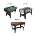 Top 48-Inch Engineered Wood PVC Indoor Soccer/Foosball Table for Adults & Kids Black Leg Levelers Assembly Required