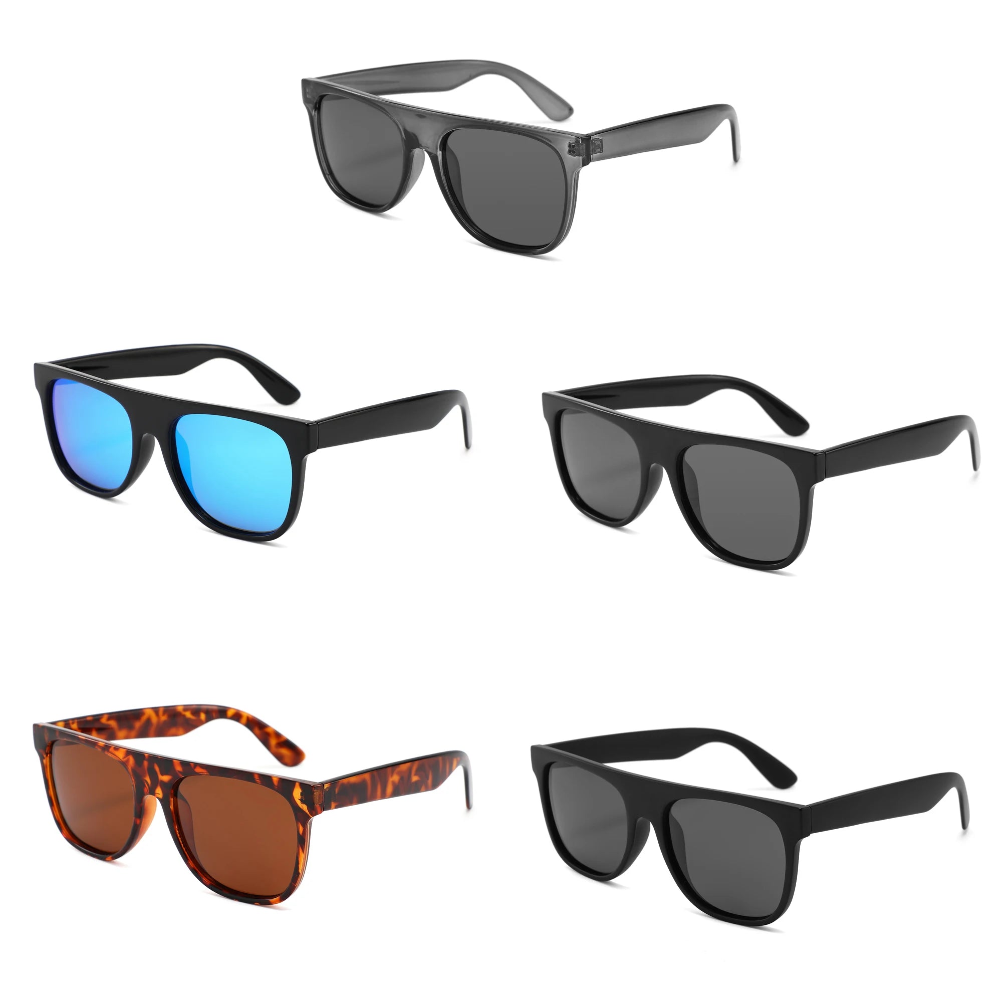 2023 New Arrival Plastic Sun Glasses Frame Polarized Custom LOGO Fashion Sunglasses Wholesale