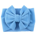 MIO Bowtie Headbands Toddler Solid Color Elastic Baby Headband Bow Knot Soft Touching Head Band for Kids Baby