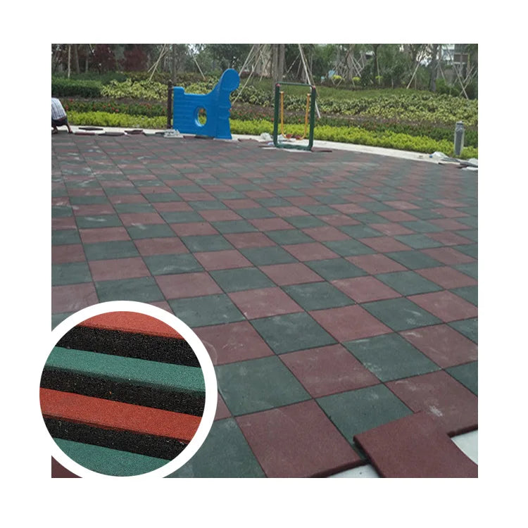 Non Toxic Customized 20mm 25mm Thickness Wear-Resistant Epdm Rubber Gym Floor Mat