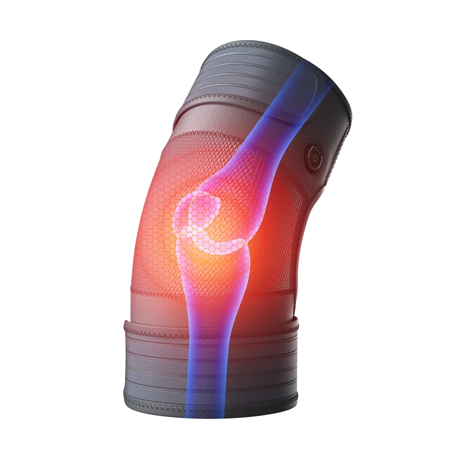 Cordless Heat Therapy Joint Wrap Massager Heated Knee Brace Usb  Graphene Heating Knee Pads for Knee Sprains Strains Arthritis